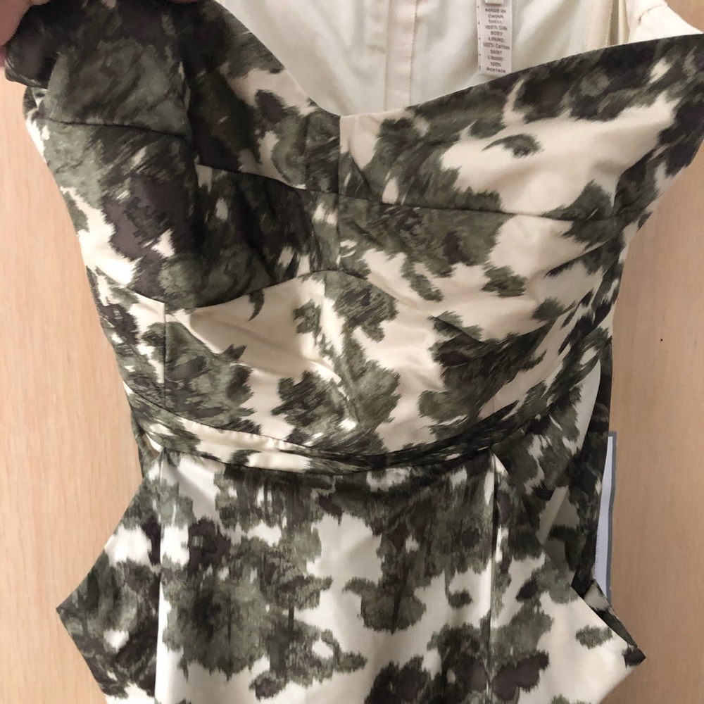 NWT J.Crew strapless silk dress!